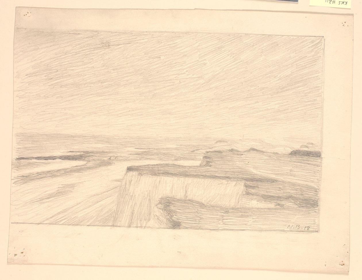 Uitzicht over duinen en strand bij Bovbjerg door Niels Jakob Jakobsen Bjerre