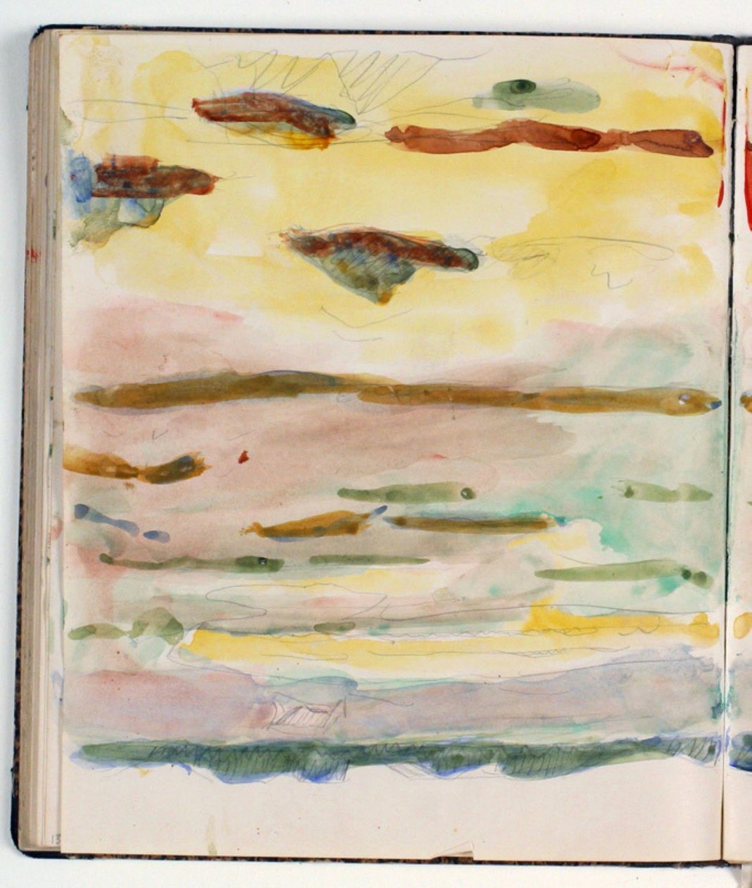 Landschapsstudie door Niels Larsen Stevns