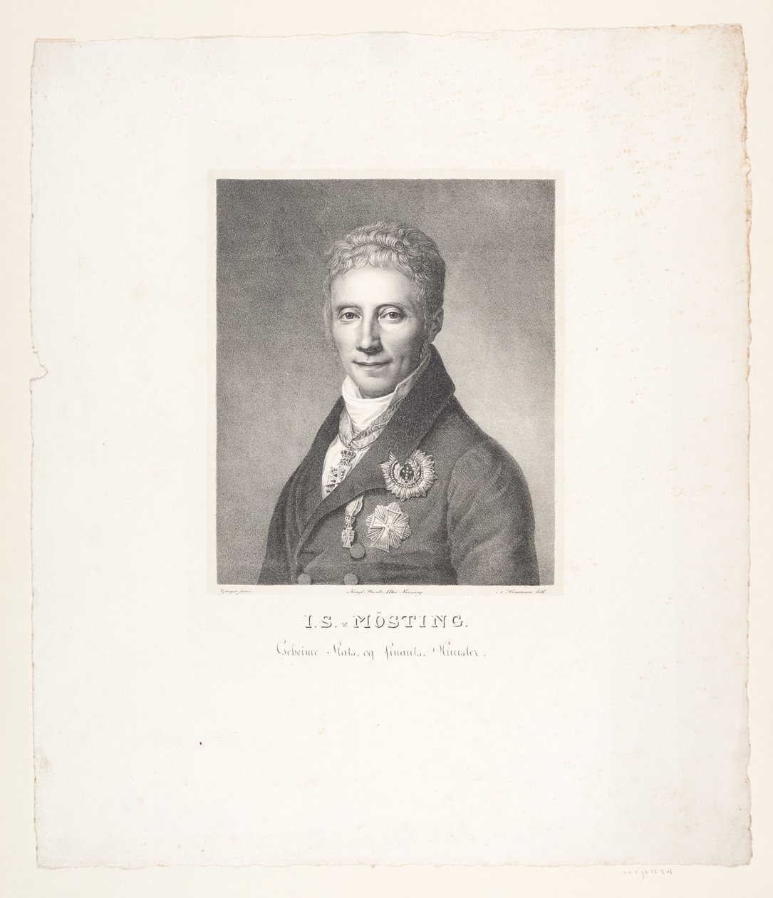 Johan Sigismund Møsting door Niels Simonsen