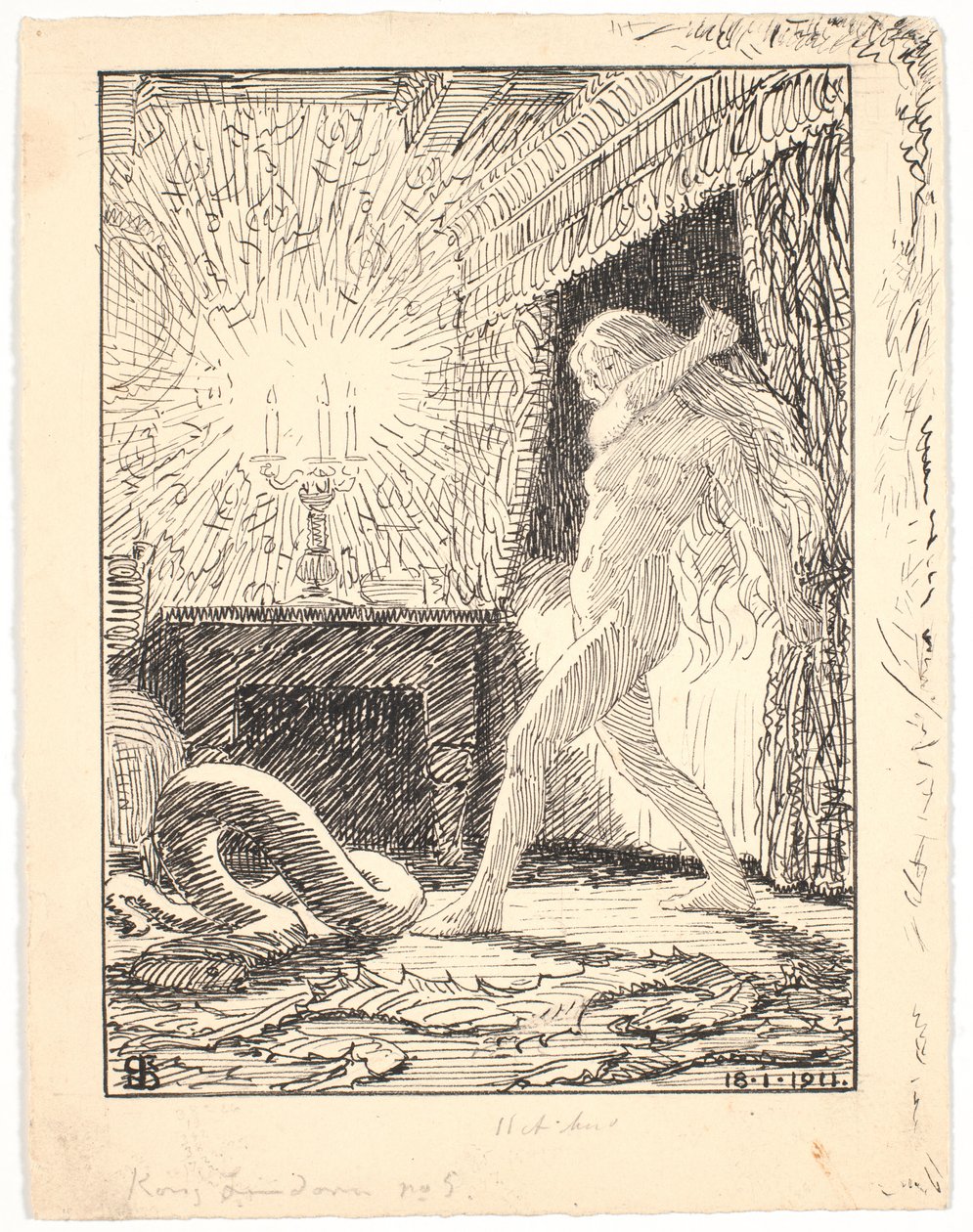 Koning Lindorm door Niels Skovgaard