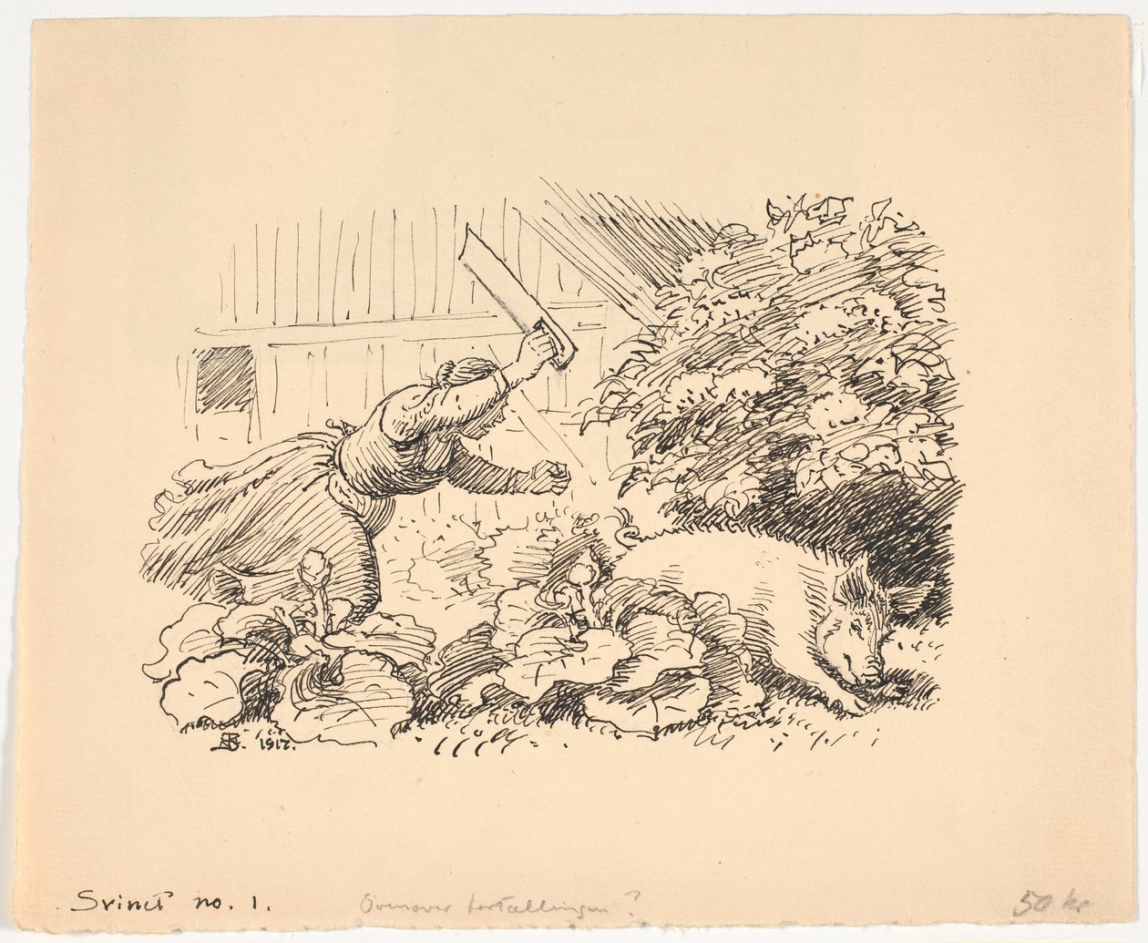 Het varken door Niels Skovgaard