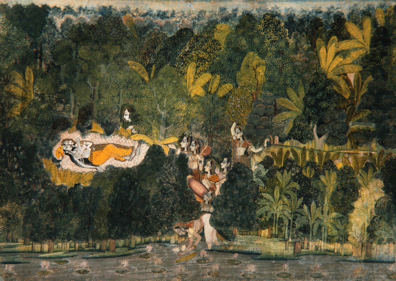 De prieel van stille passie, c.1750 door Nihal Chand