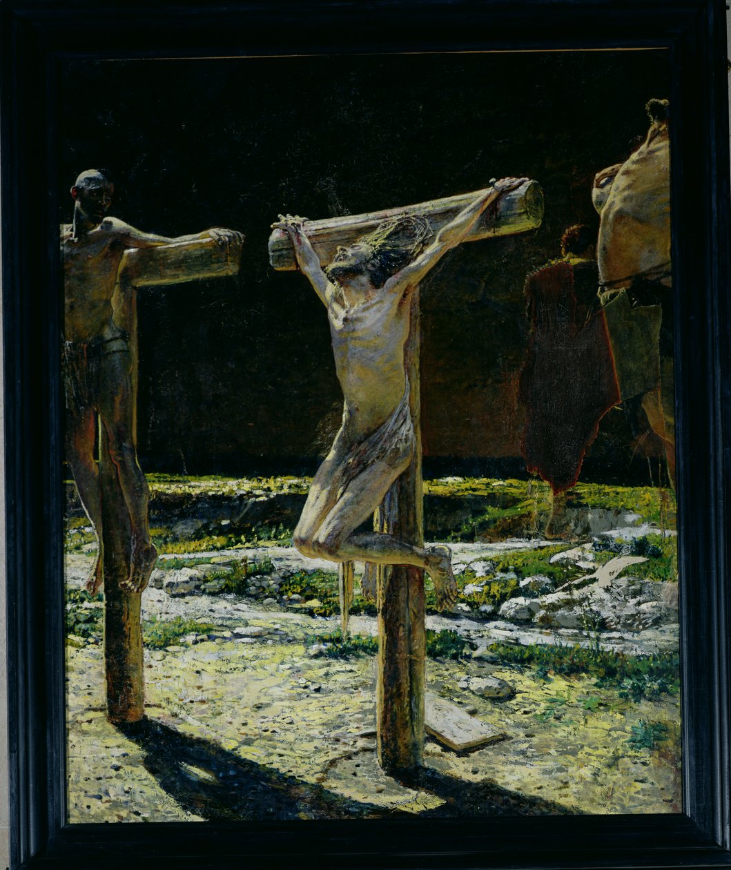 De kruisiging, of Golgotha, 1893 door Nikolai Nikolaevich Ge