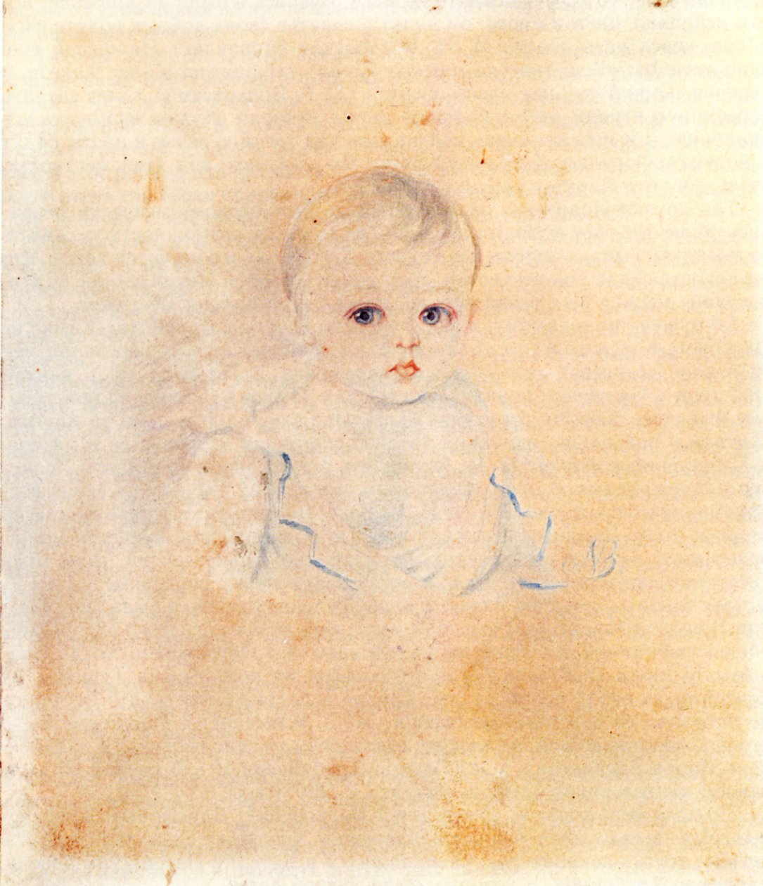 Portret van Sasha Ivashev door Nikolai Alexandrovich Bestuzhev