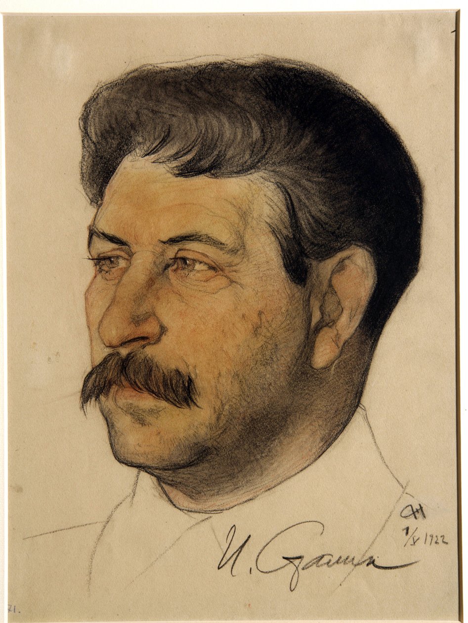 Portret van Joseph Stalin door Nikolai Andreevich Andreev