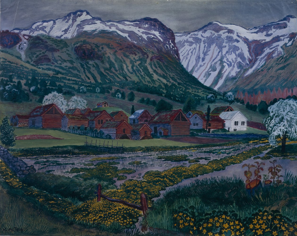 Boterbloemennacht door Nikolai Astrup