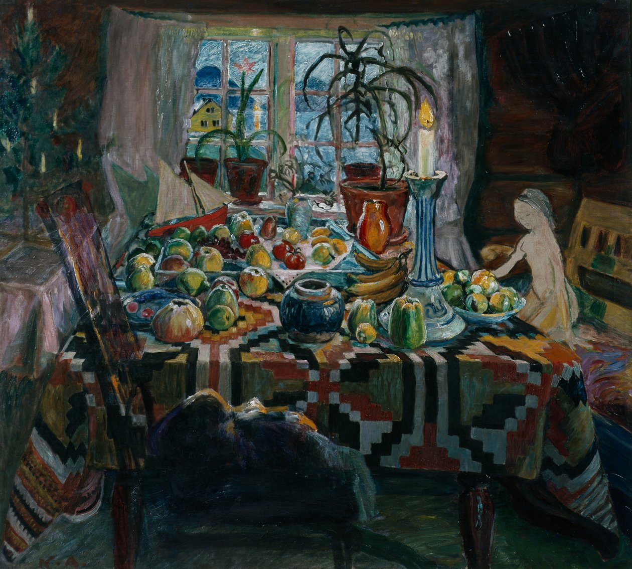 Eerste kerstdag door Nikolai Astrup