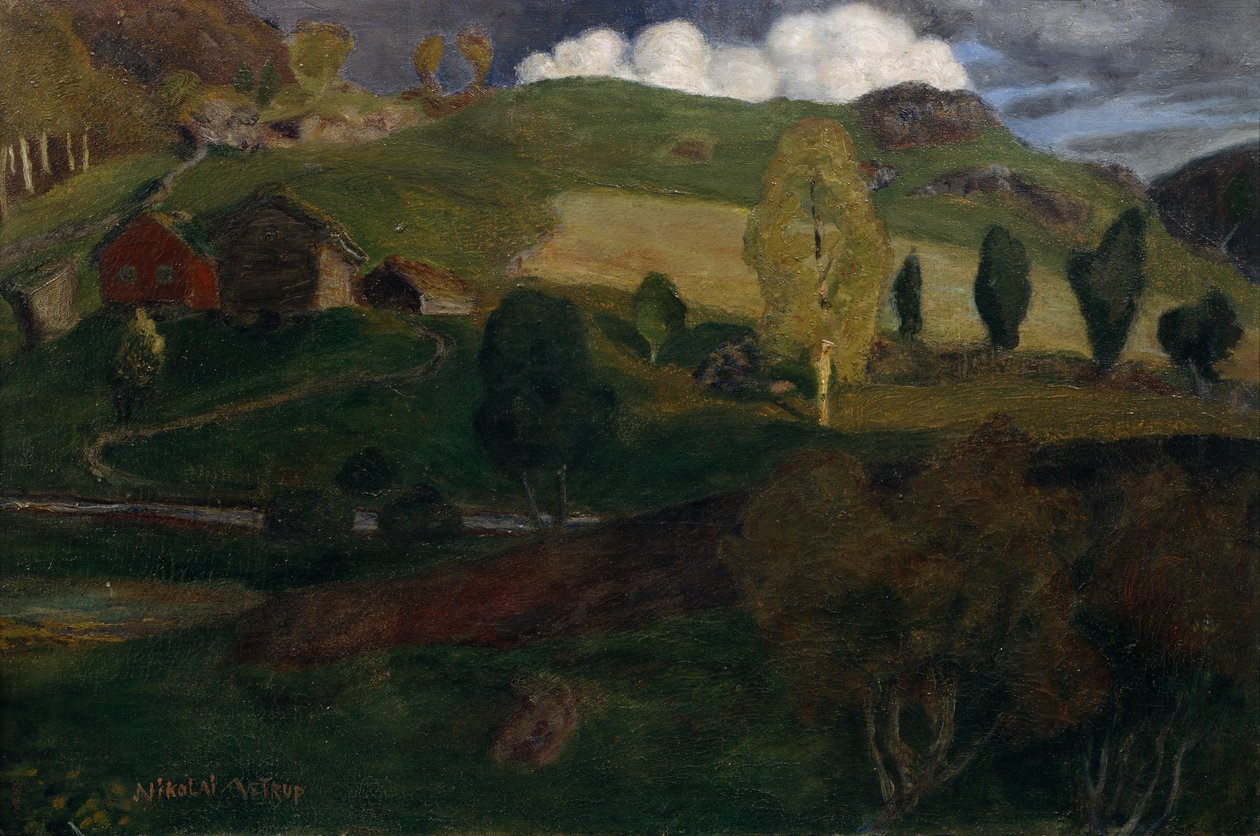 Lenteavond door Nikolai Astrup