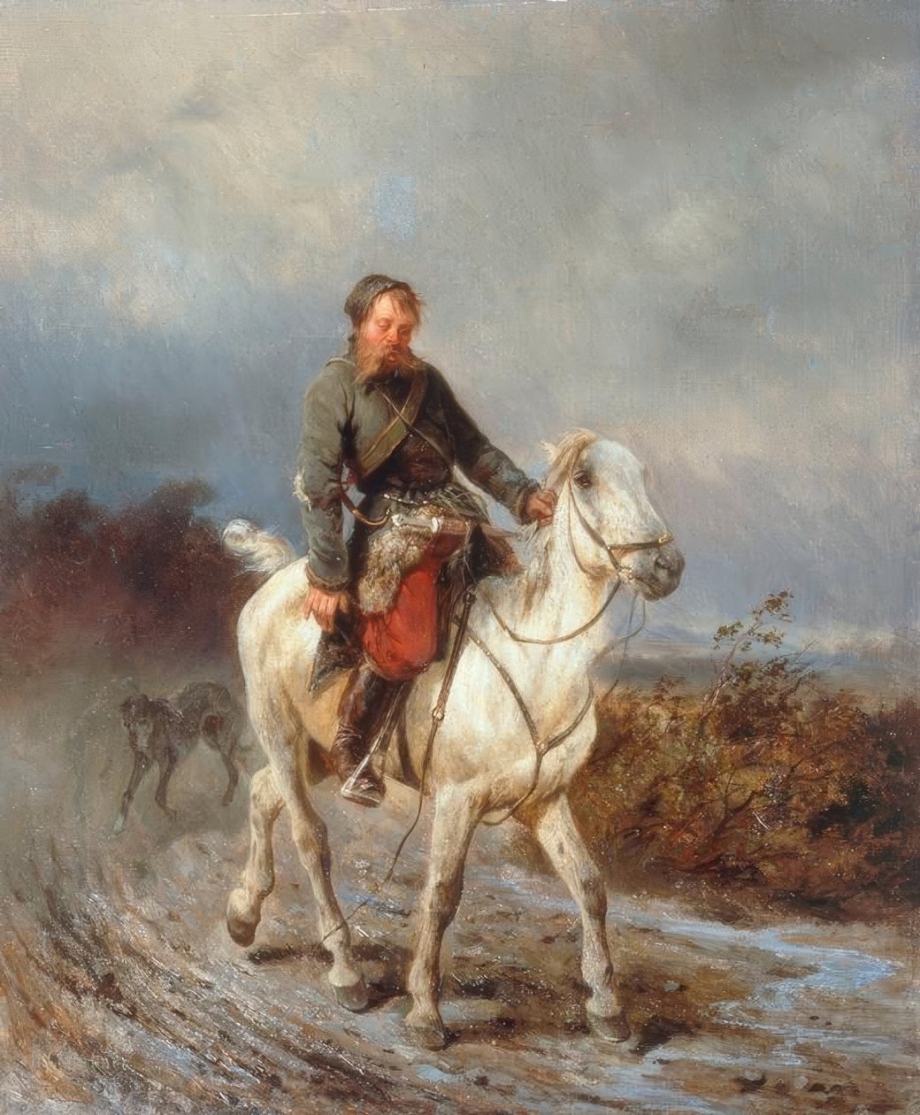 Terugkeer van de Jacht door Nikolai Jegorowitsch Swertschkow