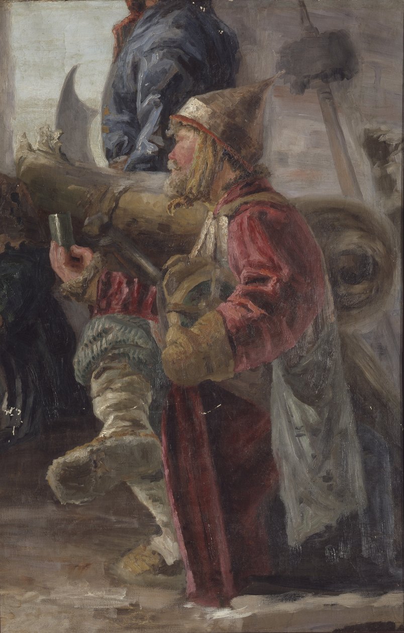 Kanonnier, 1894 door Nikolai Konstantinowitsch Roerich