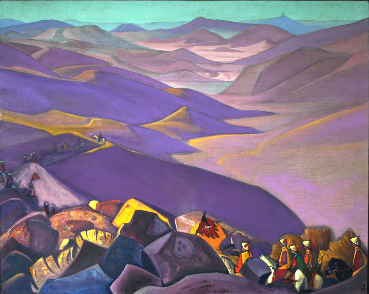 Mongolië. Genghis Khans Campagne, 1937-1938 door Nikolai Konstantinowitsch Roerich