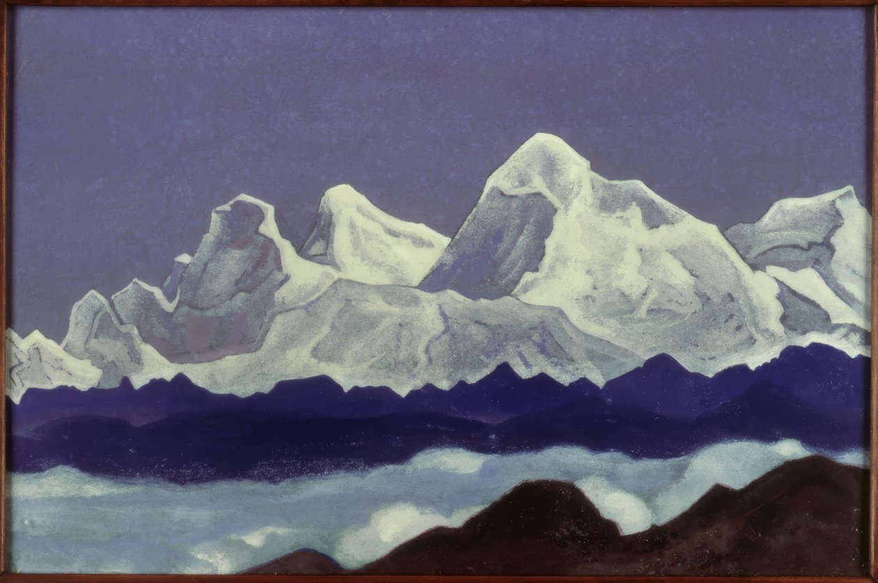Mount Everest door Nikolai Konstantinowitsch Roerich