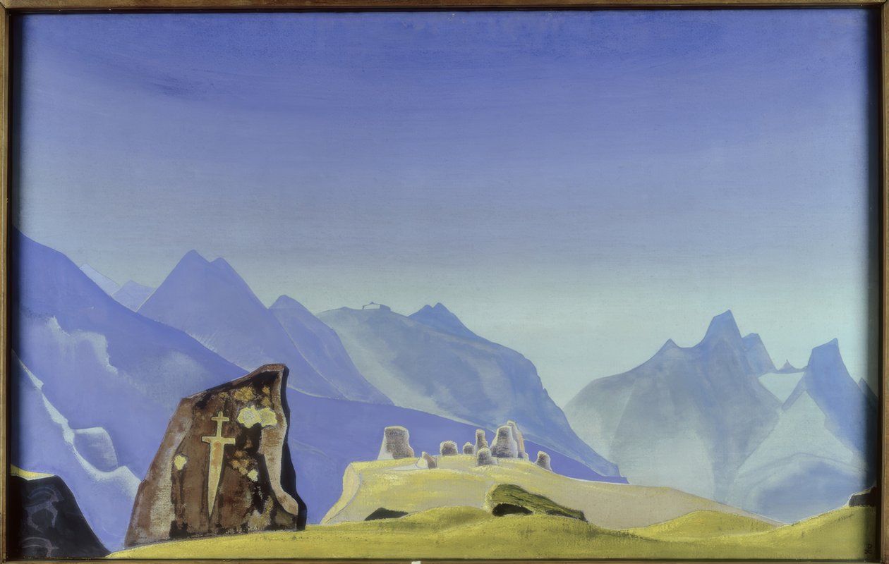 N.K. Roerich, Het zwaard van Gessar Khan door Nikolai Konstantinowitsch Roerich