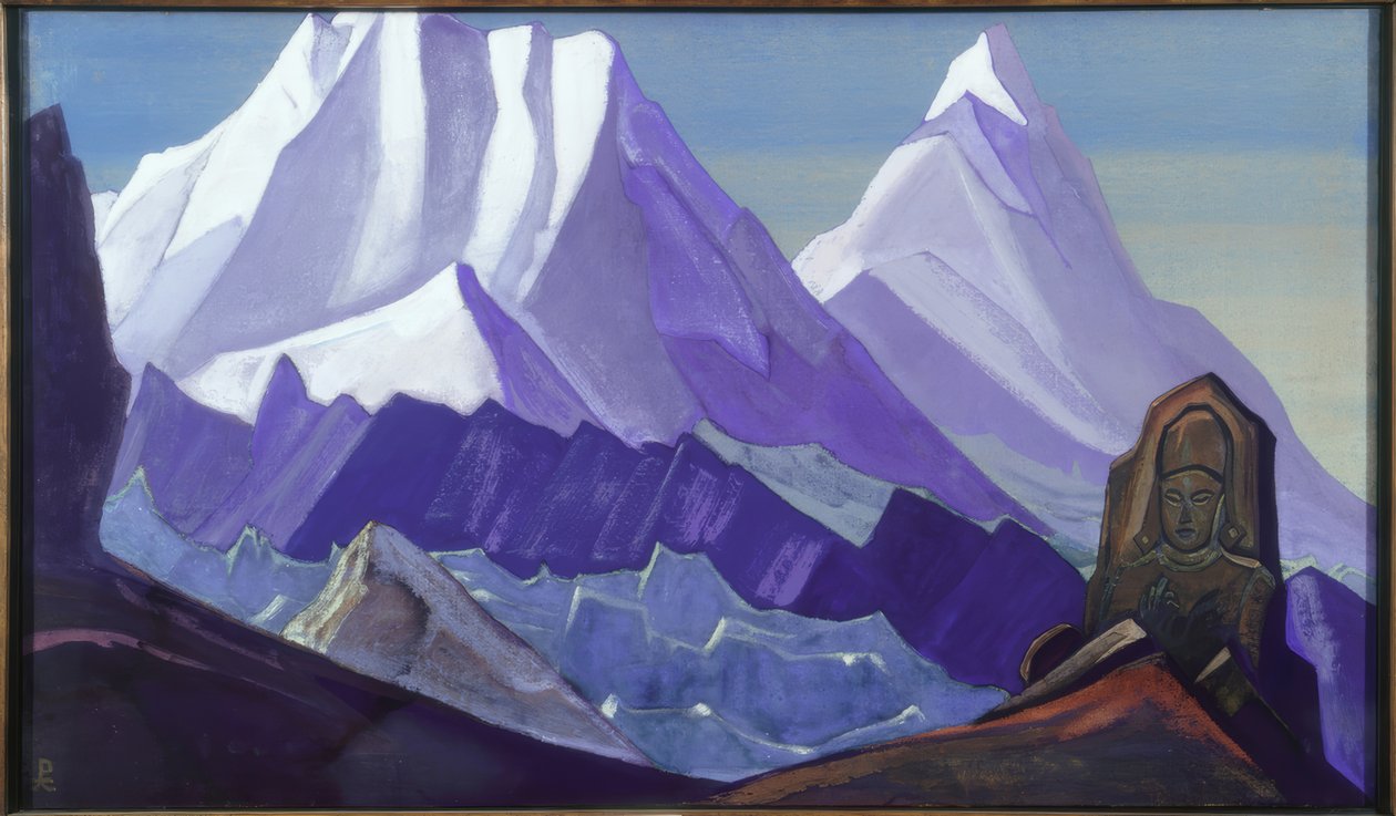 De Himalaya door Nikolai Konstantinowitsch Roerich