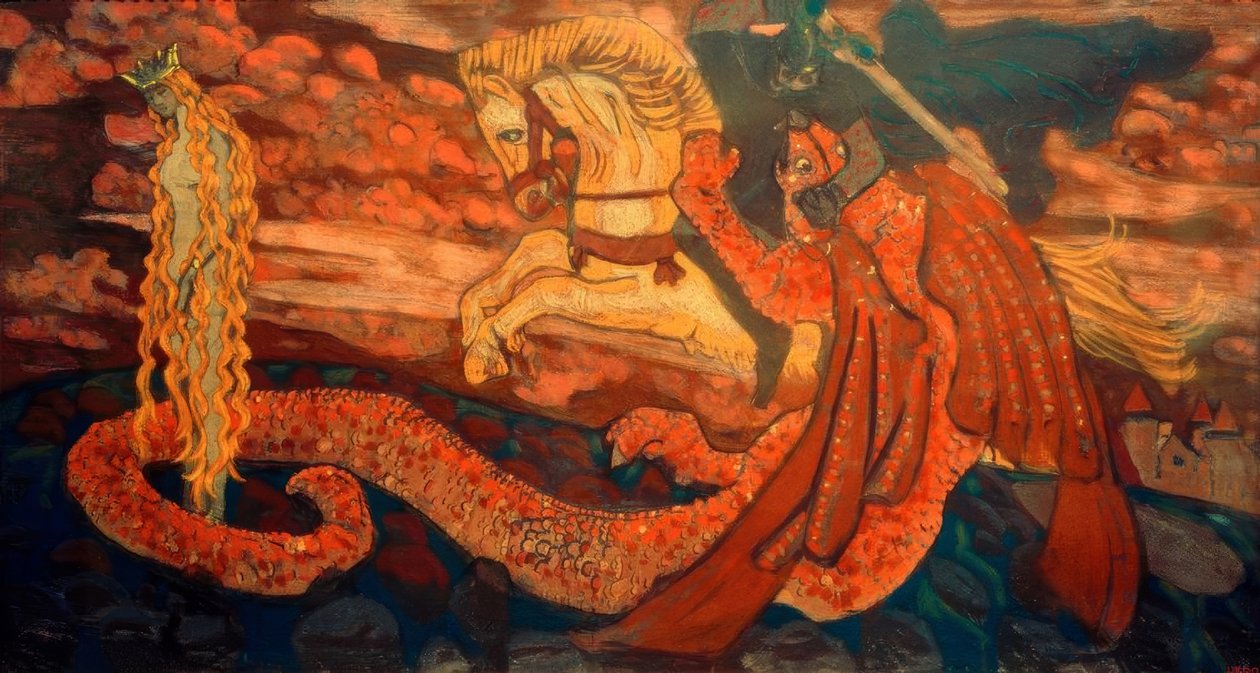 Zmiewna (De dochter van de draak) door Nikolai Konstantinowitsch Roerich