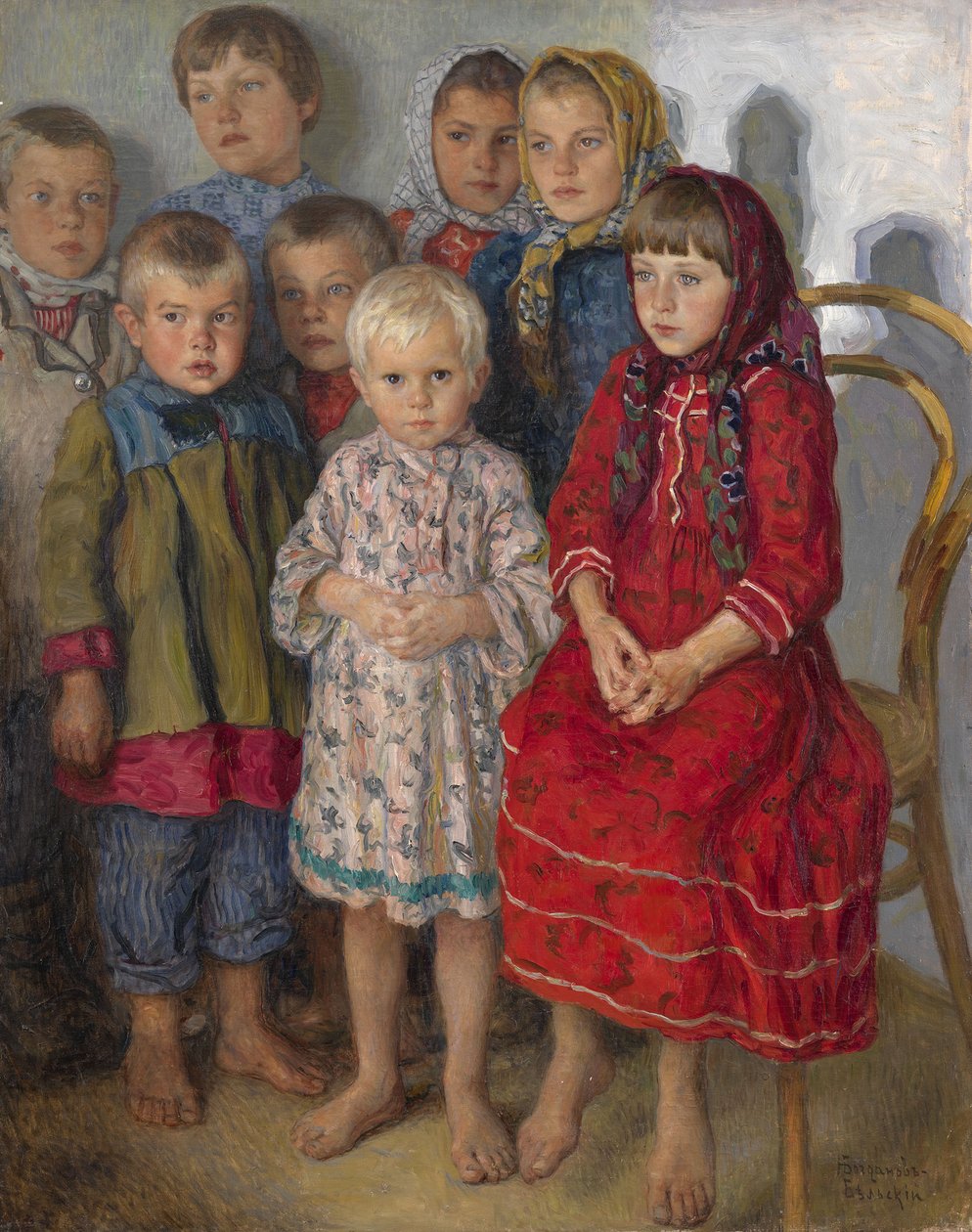 Toelatingsdag door Nikolai Petrovich Bogdanov Belsky