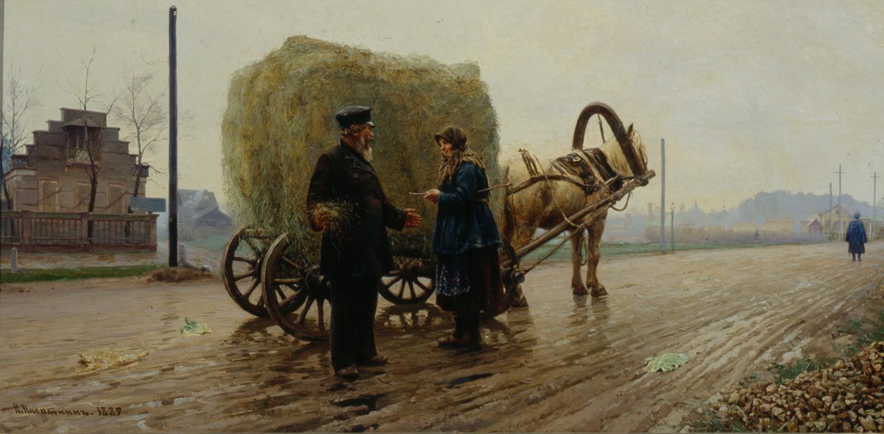 Deal, 1889 door Nikolaj Alekseevich Kasatkin