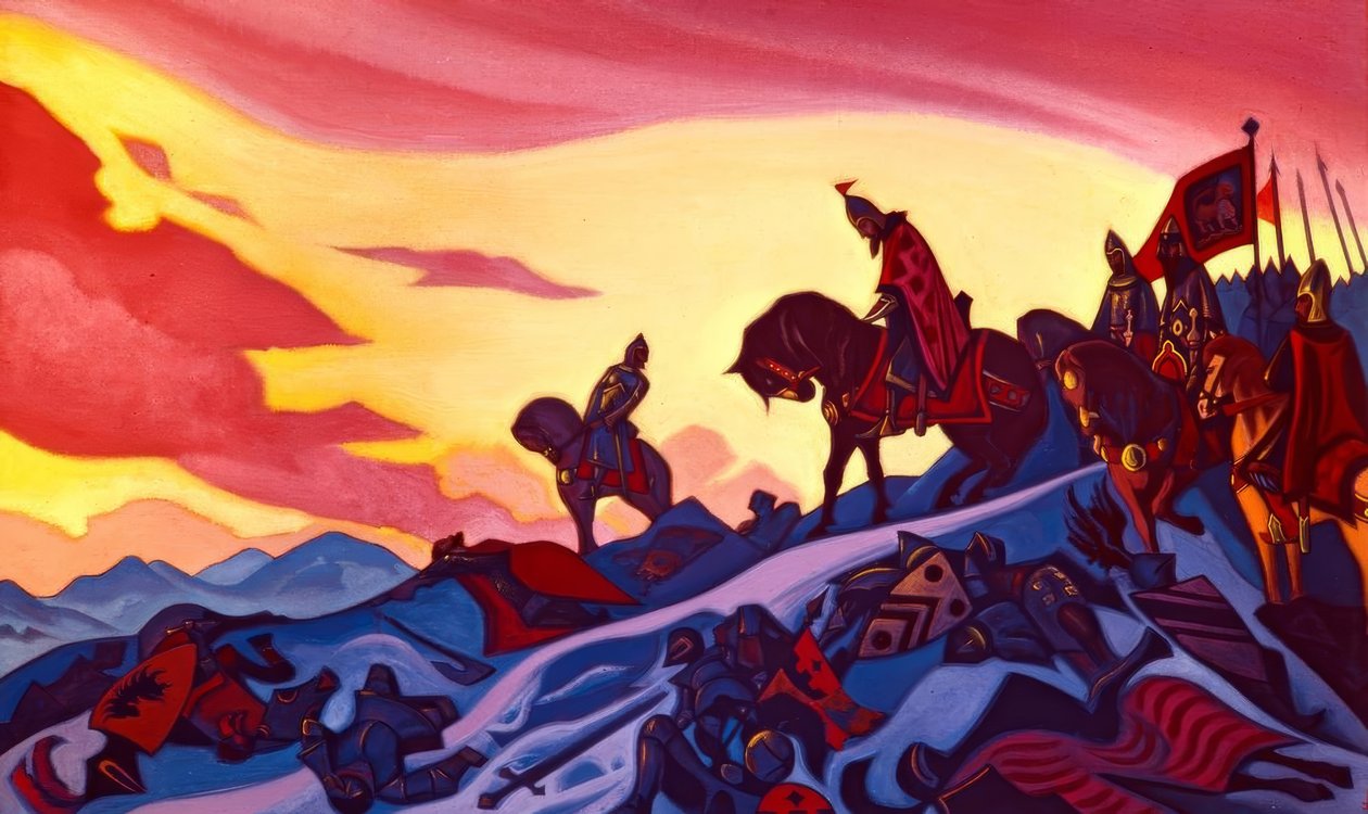 Alexander Nevski door Nikolai Konstantinowitsch Roerich