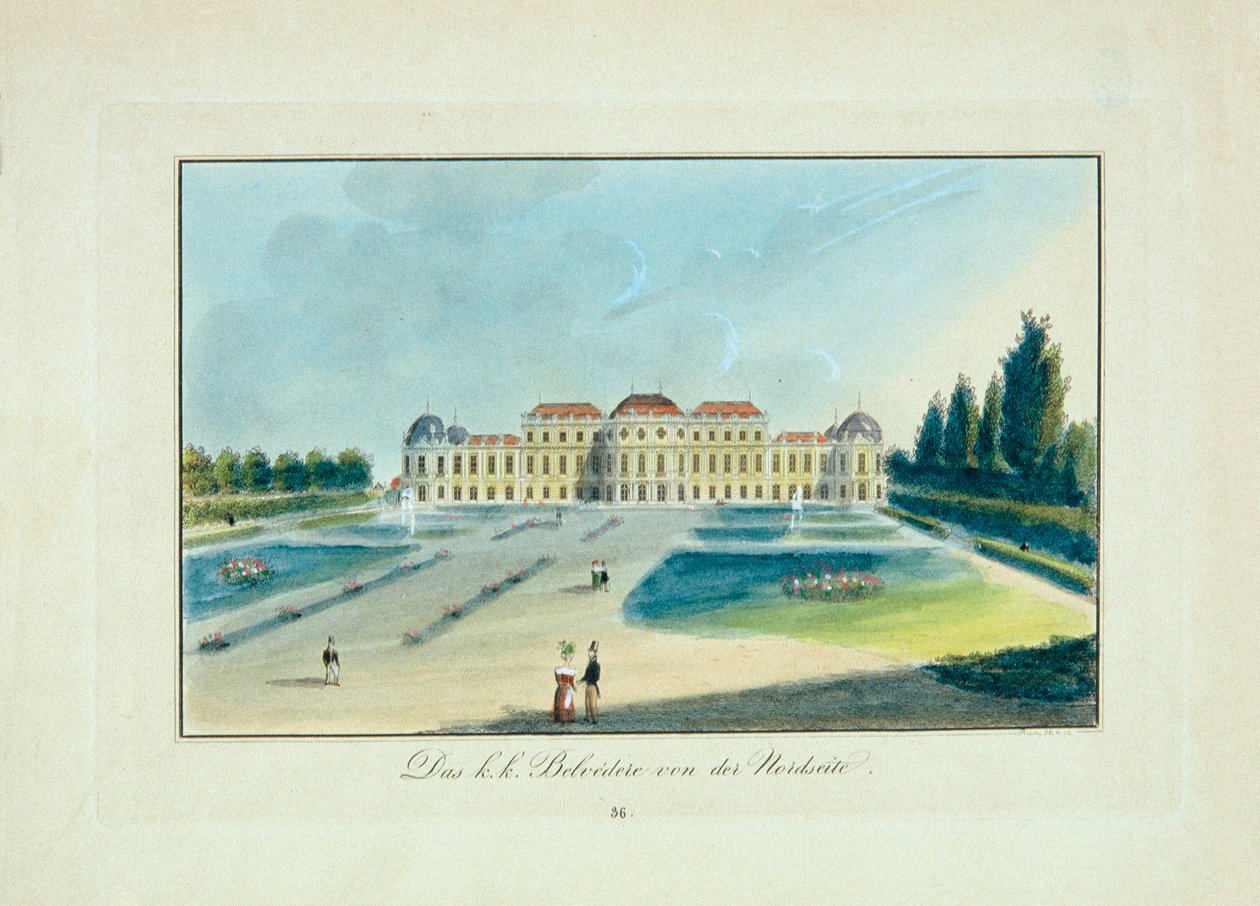 Het Bovenste Belvedere vanaf de noordzijde door Nikolaus Reim