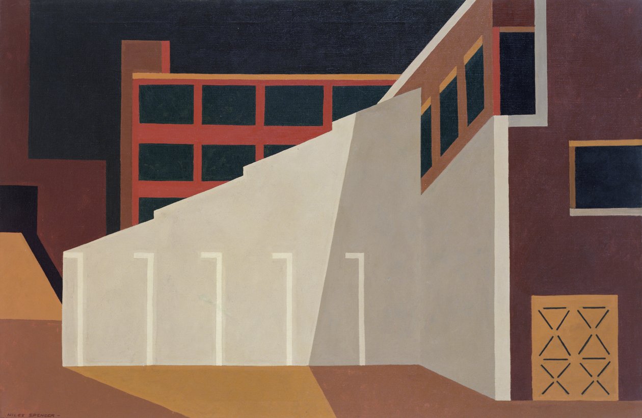 De horlogefabriek door Niles Spencer