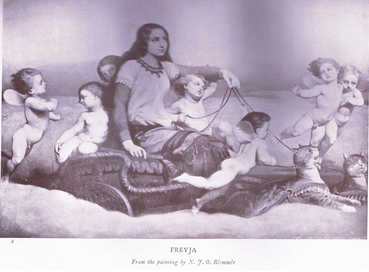 Freyja door Nils Blommer