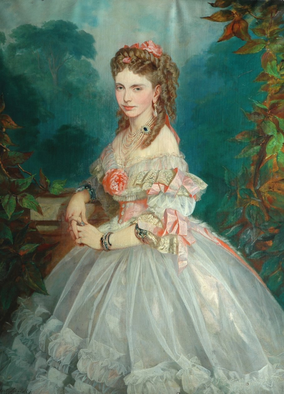 Mevrouw Henry Butterfield, 1864 door Norbert Schroedl