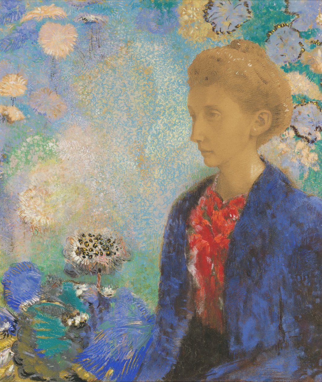 Baronne de Domecy door Odilon Redon