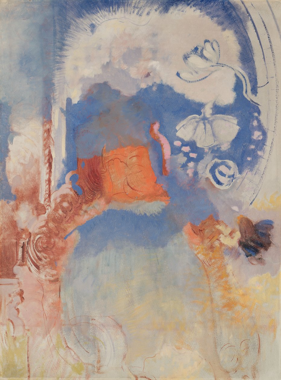 Compositie, ca. 1900 door Odilon Redon