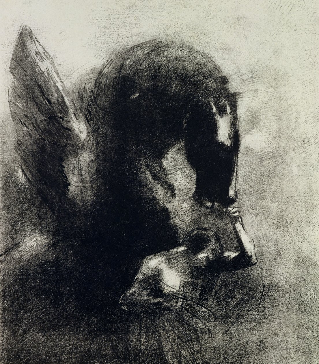 Pegasus door Odilon Redon