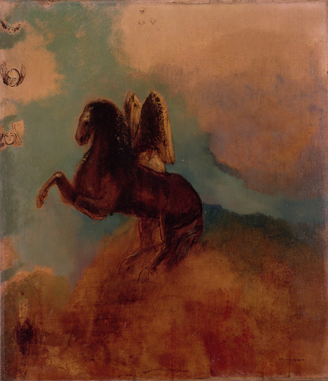 Pegasus, 1914 door Odilon Redon