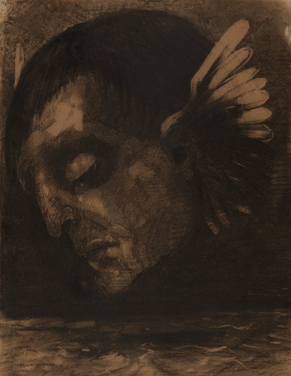 Tranen (Les Pleurs) door Odilon Redon