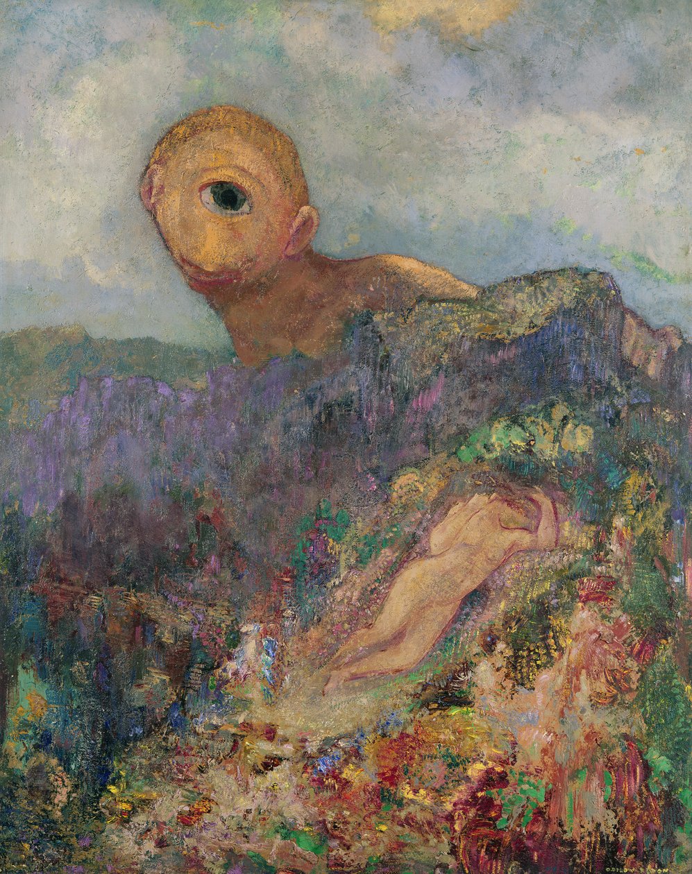 De Cycloop, c.1914 door Odilon Redon