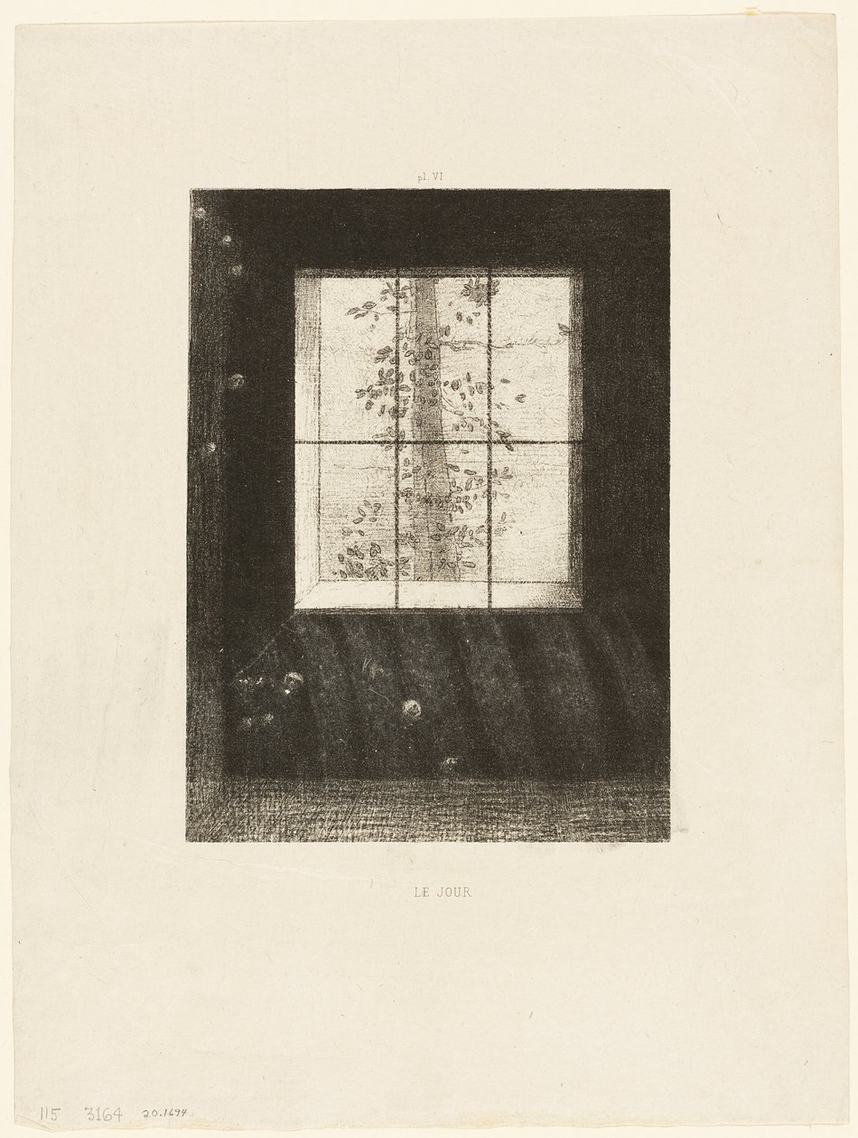 Dag, plaat 6 uit Dromen door Odilon Redon