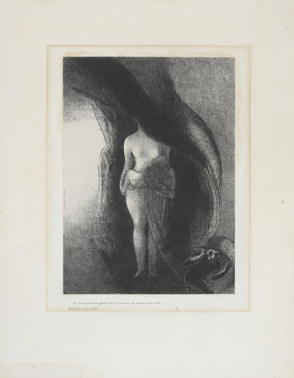 Ik ben altijd de grote Isis! door Odilon Redon
