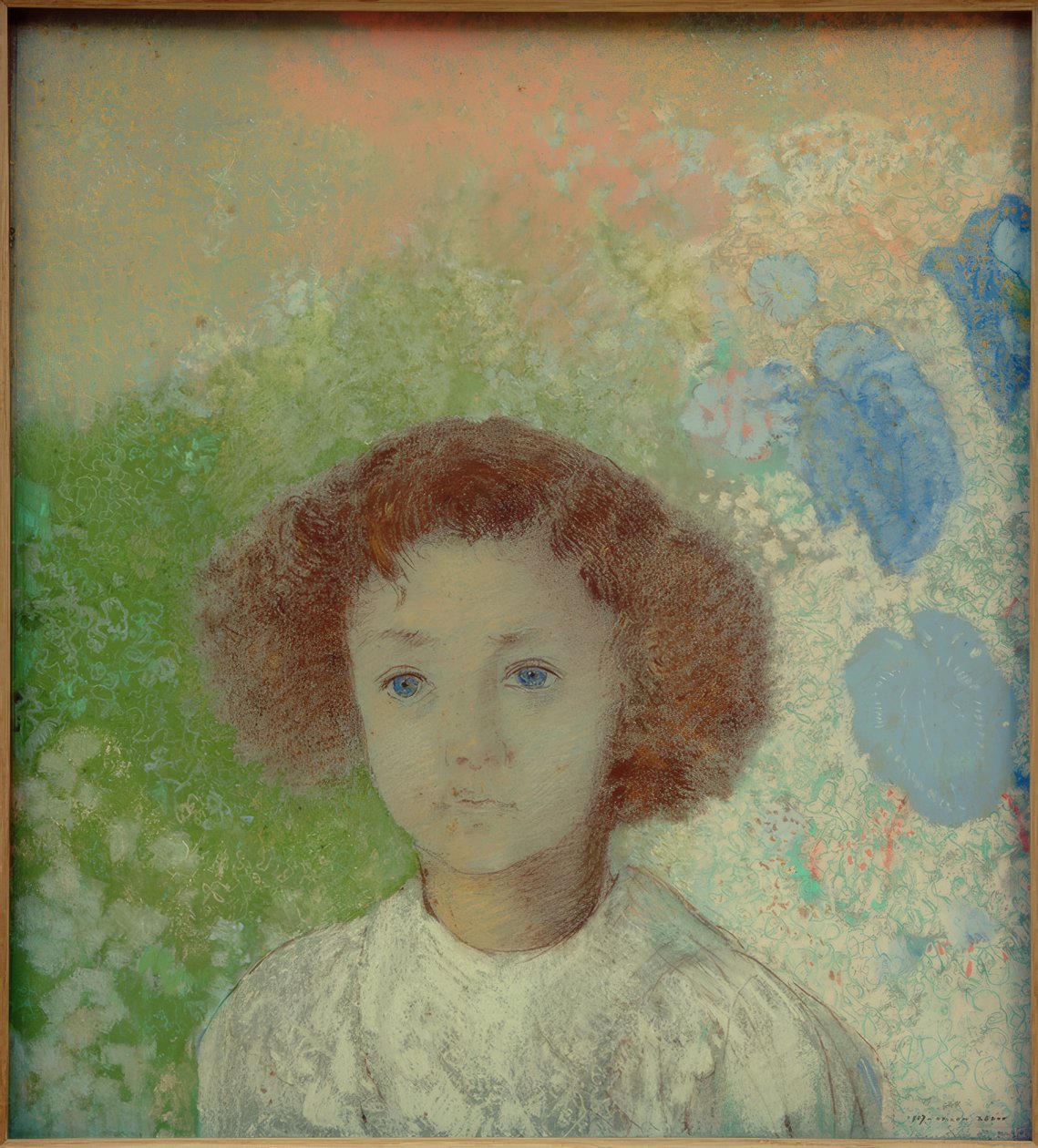 Mademoiselle de Gonet door Odilon Redon