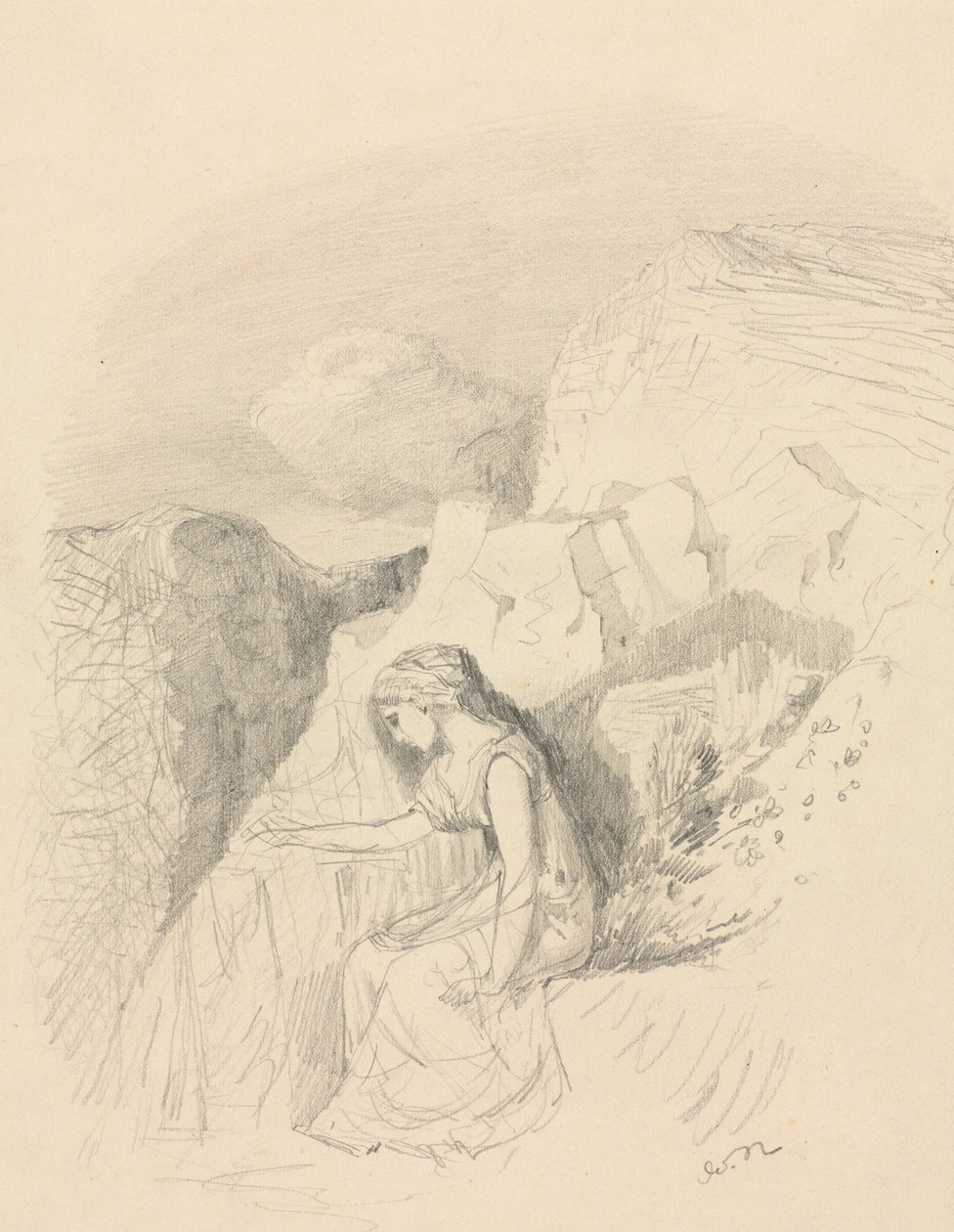 Melancholie door Odilon Redon