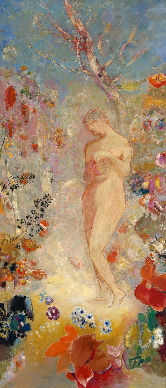 Pandora, c.1914 door Odilon Redon