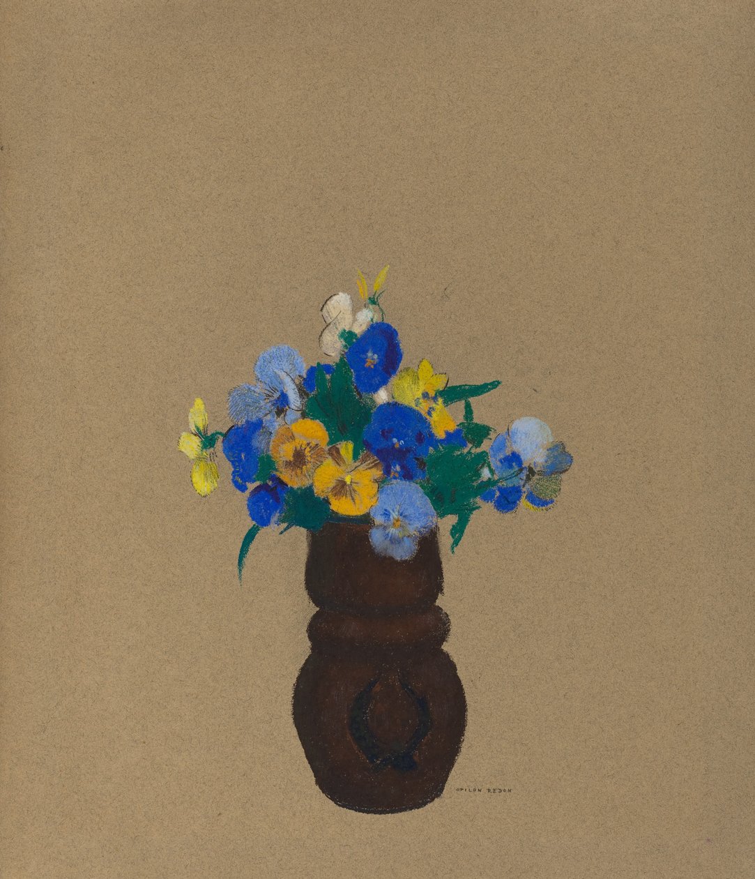 Viooltjes door Odilon Redon
