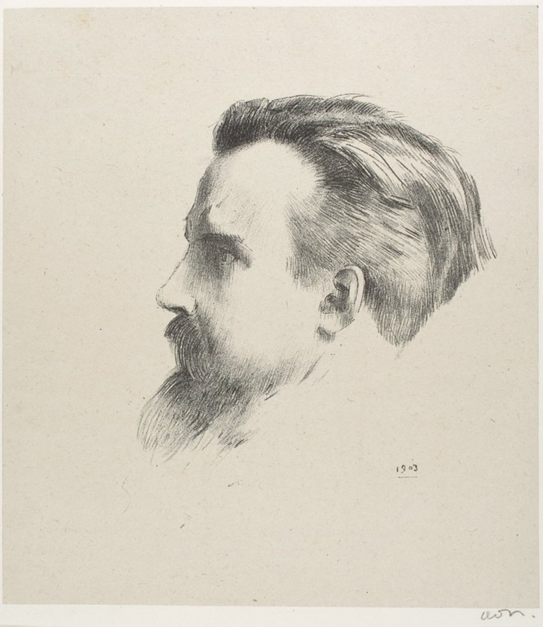 Portret van de Schilder Maurice Denis door Odilon Redon