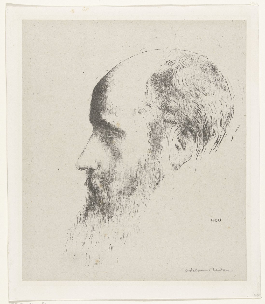 Portret van Edouard Vuillard door Odilon Redon
