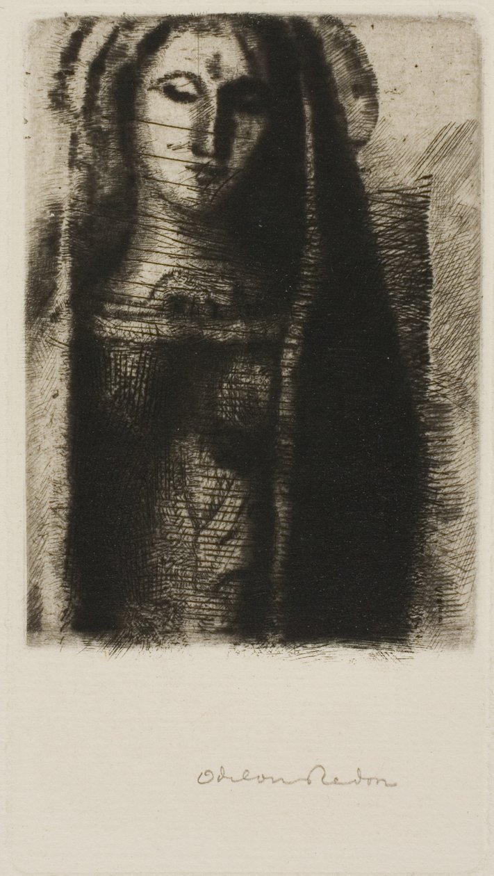 Prinses Maleine (De kleine Madonna) door Odilon Redon