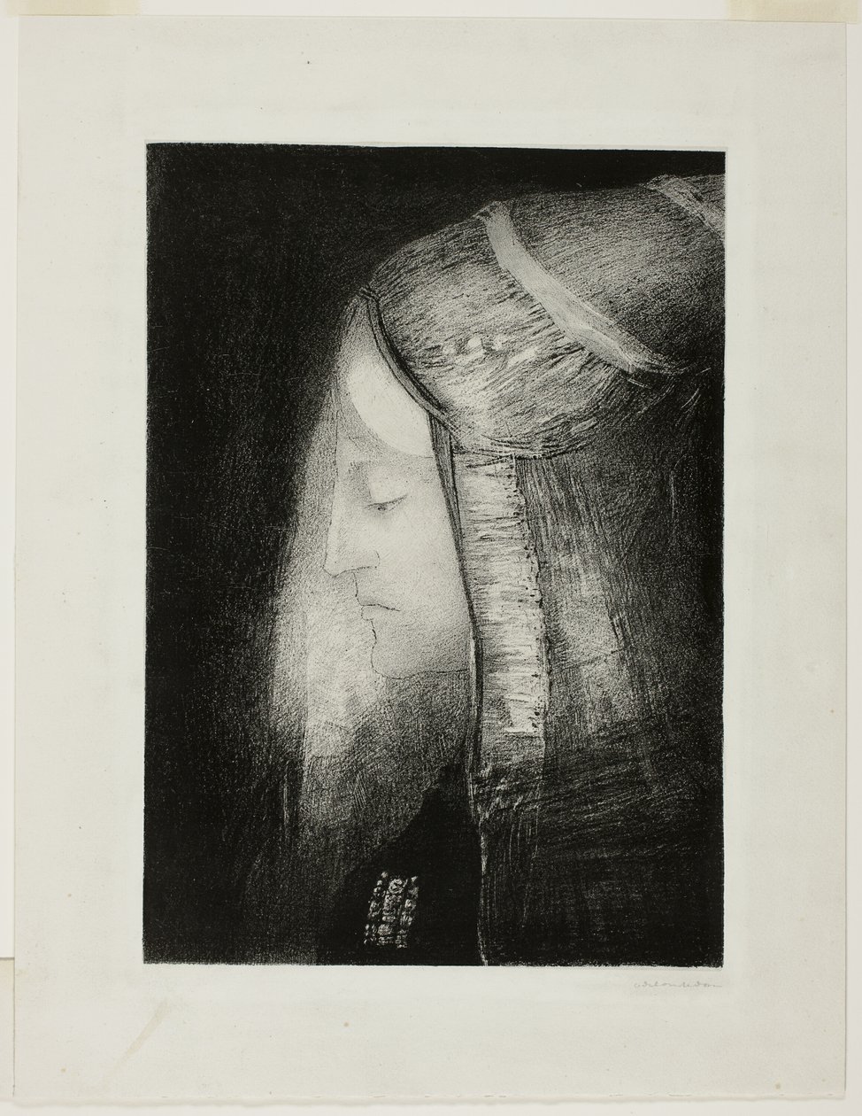 Profiel van Licht door Odilon Redon