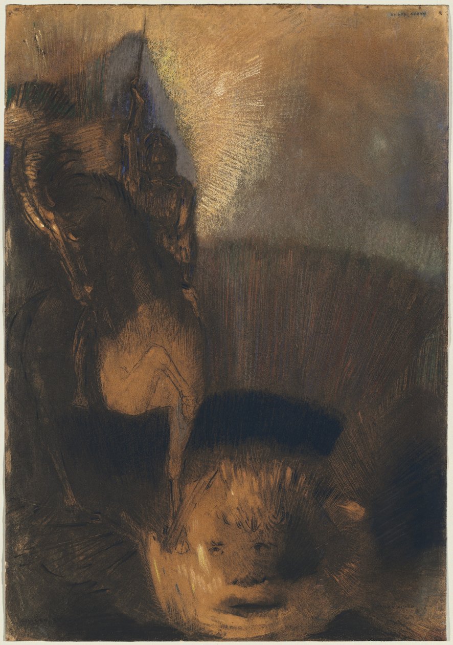 Sint Joris en de Draak door Odilon Redon