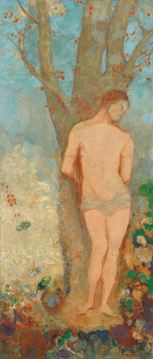 Sint Sebastiaan door Odilon Redon