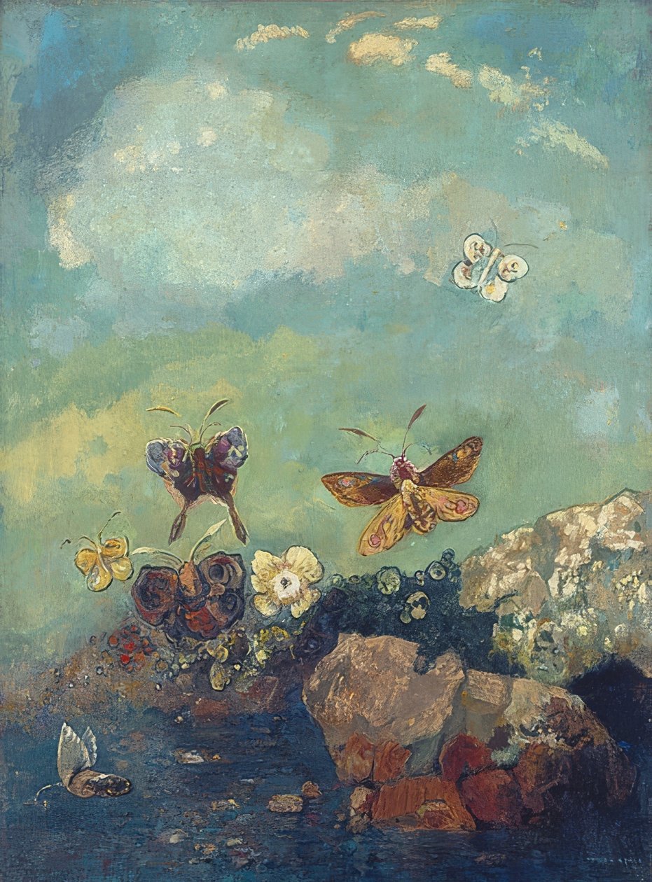 Vlinders door Odilon Redon