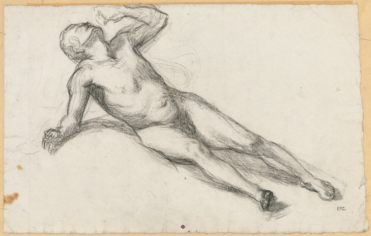 Studie voor De Oorlog door Odilon Redon