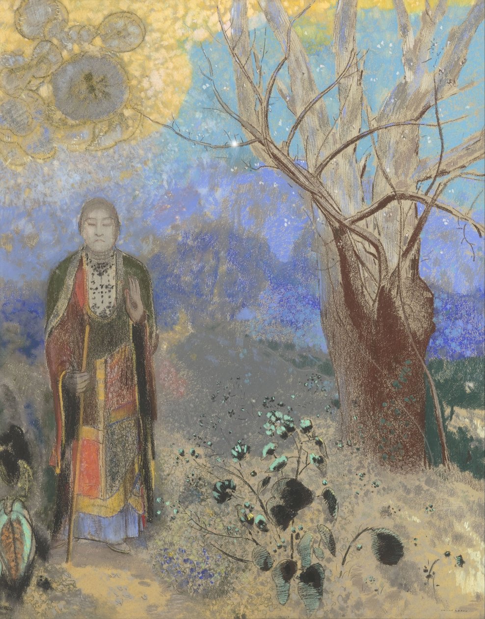 De Boeddha door Odilon Redon