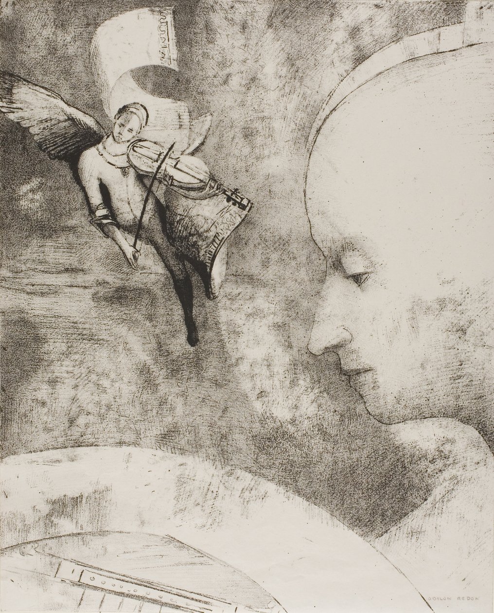 De hemelse kunst door Odilon Redon