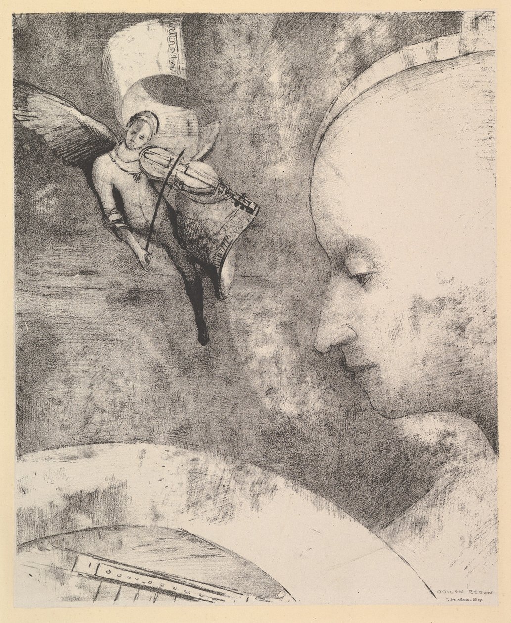 De hemelse kunst, 1894 door Odilon Redon
