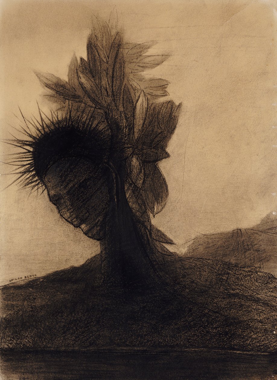De man boom door Odilon Redon